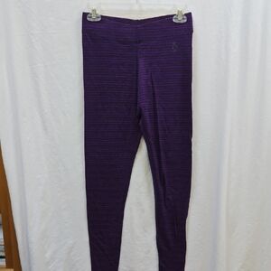 Smartwool Purple Patterned Top with Gold Accent